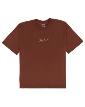 T-SHIRT “MYSTERIES OF LIFE” BROWN