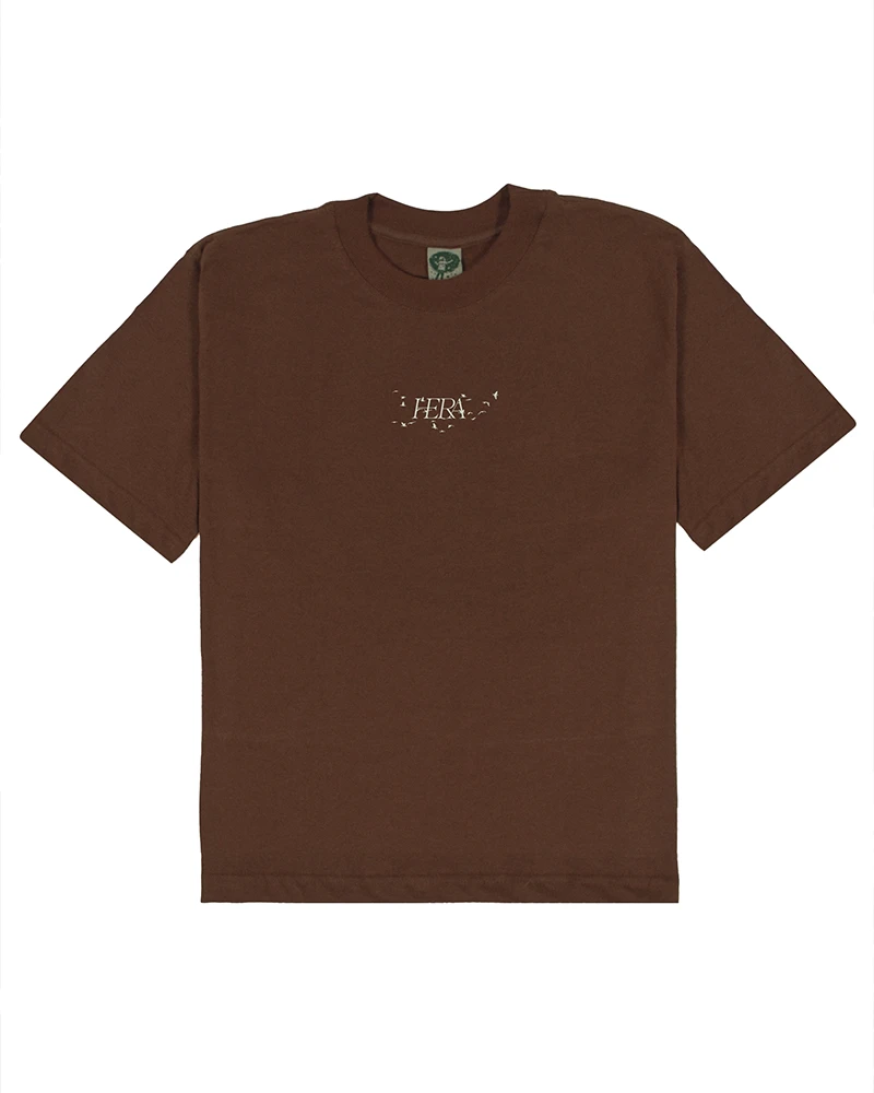 T-SHIRT “MYSTERIES OF LIFE” BROWN